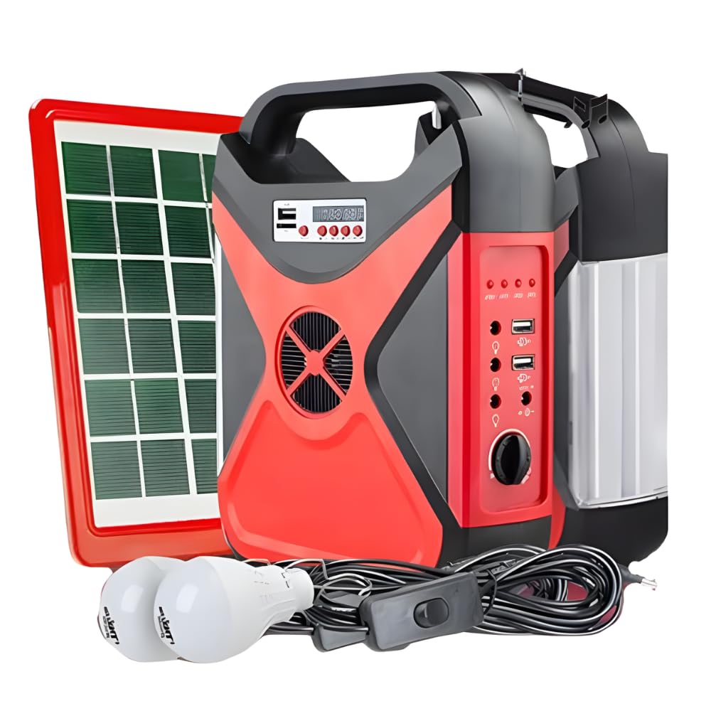 Elevea 𝟏𝟓 𝐘𝐄𝐀𝐑𝐒 𝐖𝐀𝐑𝐑𝐀𝐍𝐓𝐘 BT Music COB Solar Inverter with Dual Lights Solar Charging, USB Mobile Charging, 6-Hour Backup | Compact for Camping, Power Cuts, Outdoor Use & Emergency-image-48