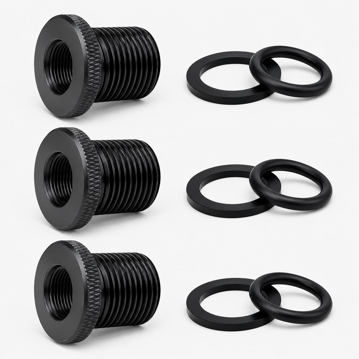Thread Protectors - 3 Pack 1/2x28 to 3/4x16 -8