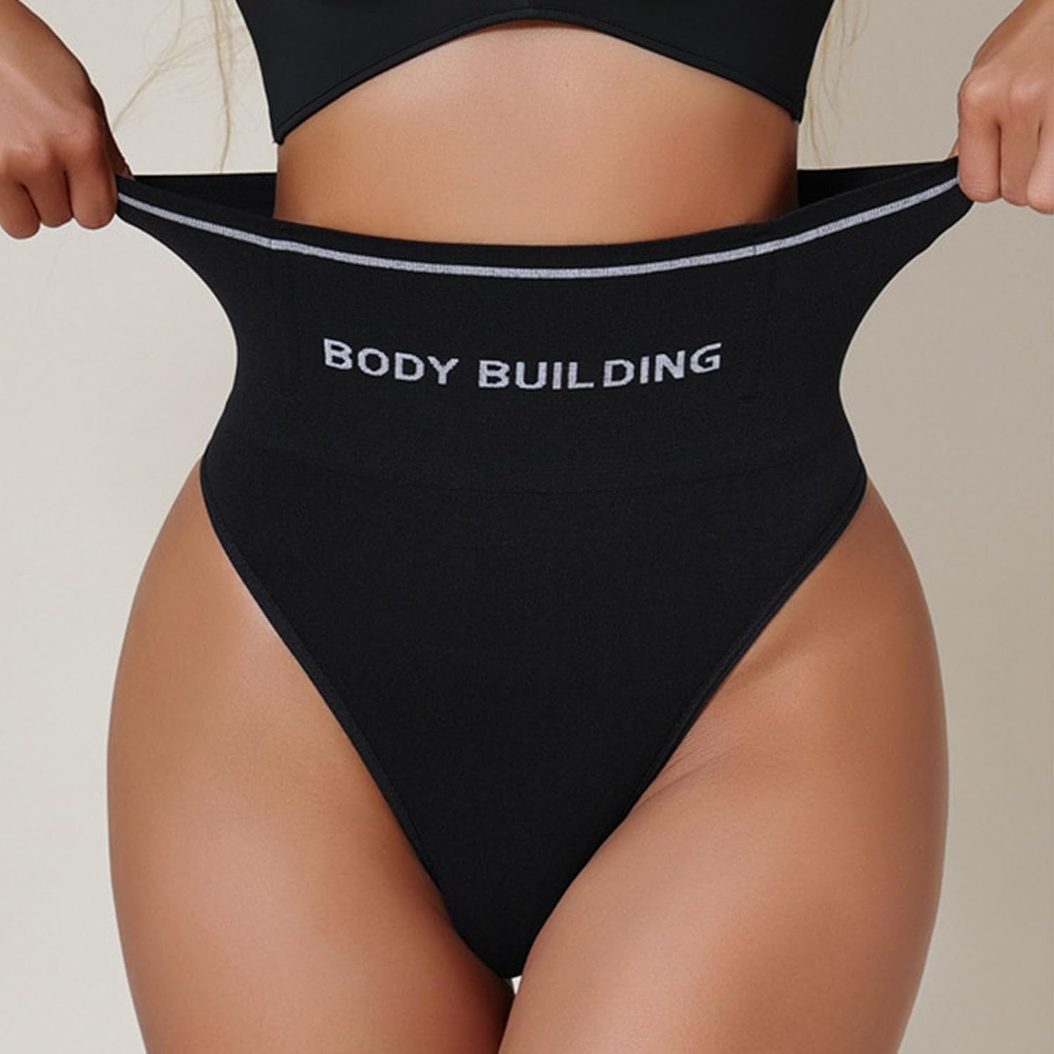 Thong Shapewear for Women High Waisted Cincher Body Shaper Stomach Thong Shapewear Seamless Underwear Soft Panties