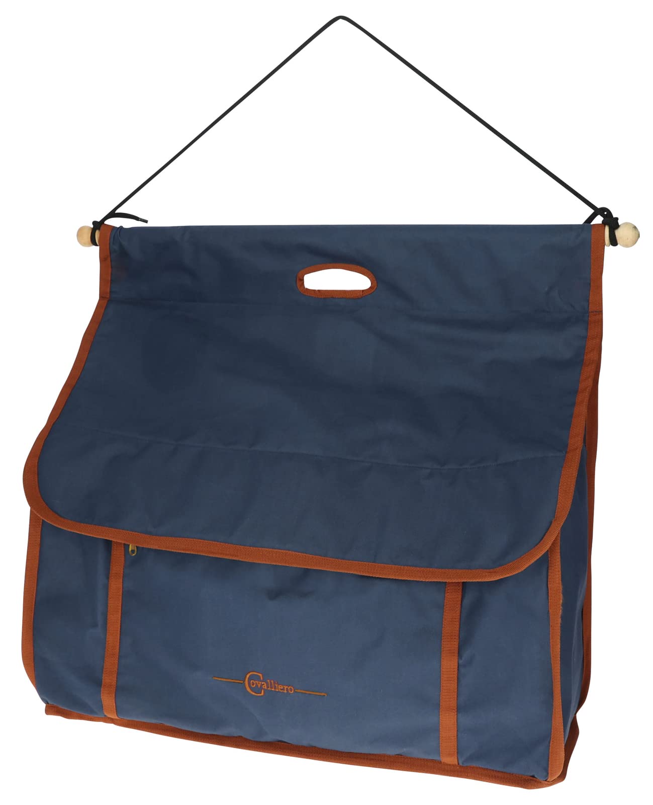 Kerbl Boxentasche Milano, 66x25x60, Navy/Caramel