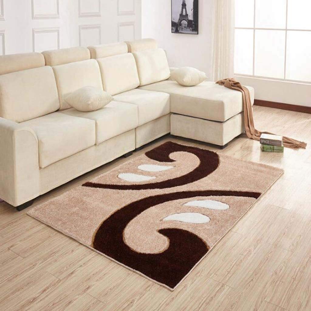Tapis en soie salon et chambre moquette sous table pour intérieur cosy
