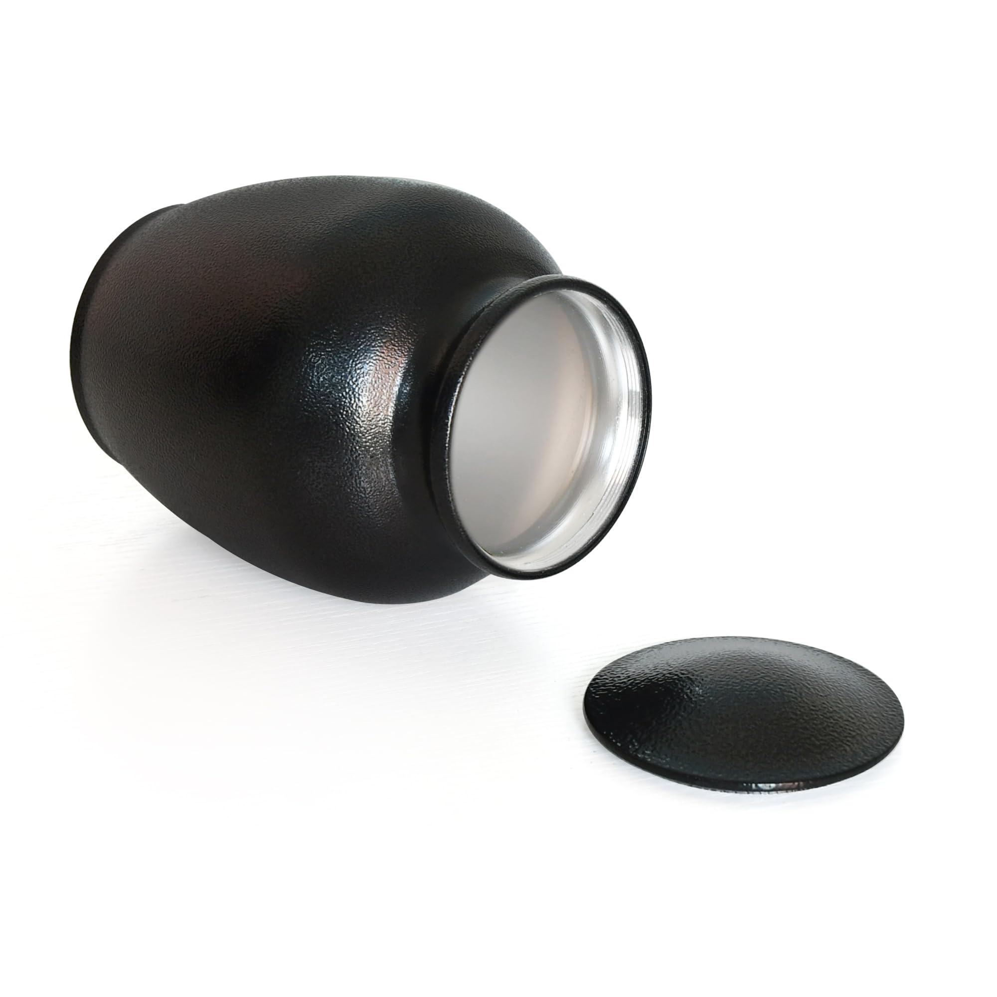 MAKEY'S Memorial Pet Cremation Urns for Dogs and Cats Ashes,Dog Cat Keepsake Urns for Ashes Small-Black, Textured Black, S(0-45lbs) - Image 2