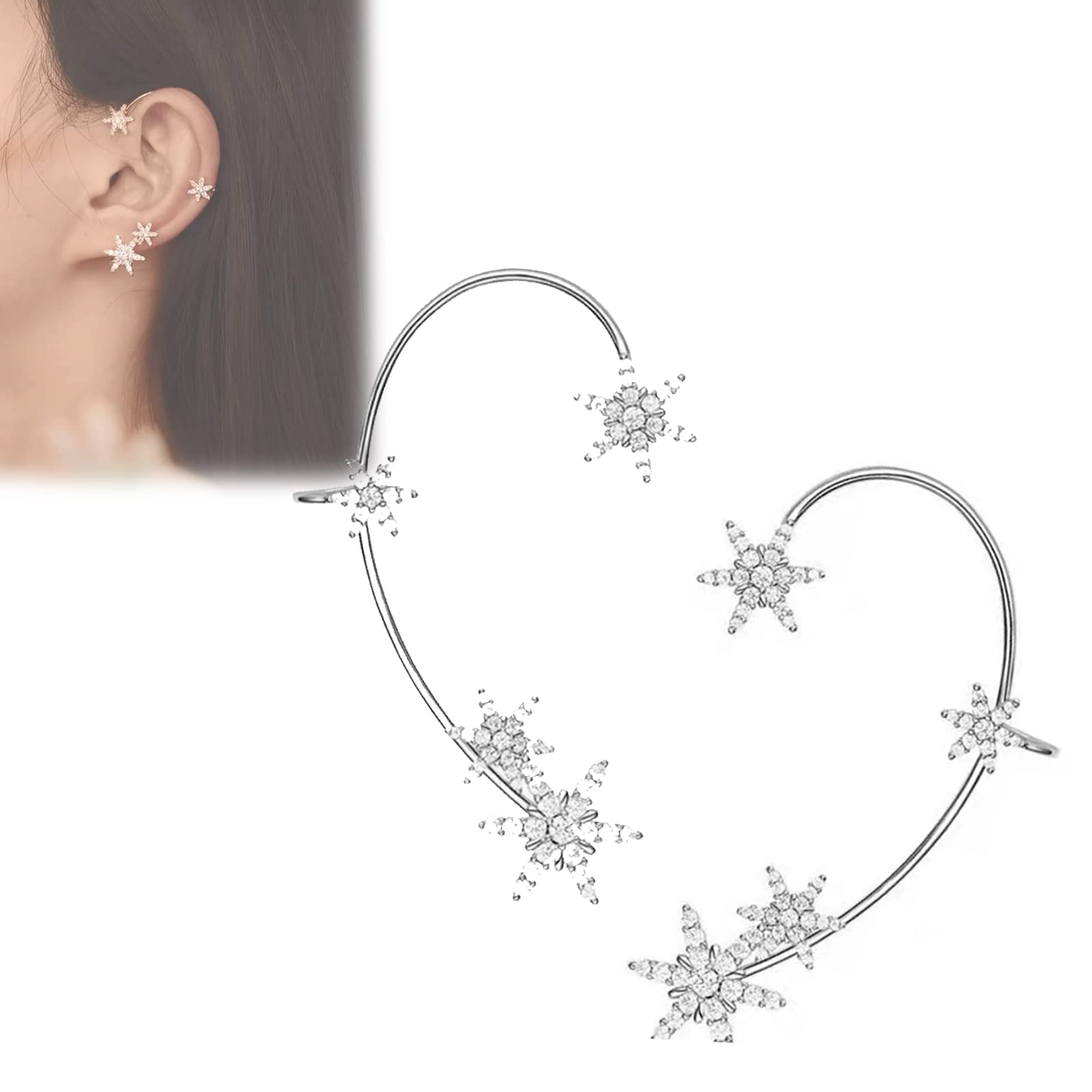 ブーケ・ブートニア・イヤーカフ・イヤリング4点セット ブーケ