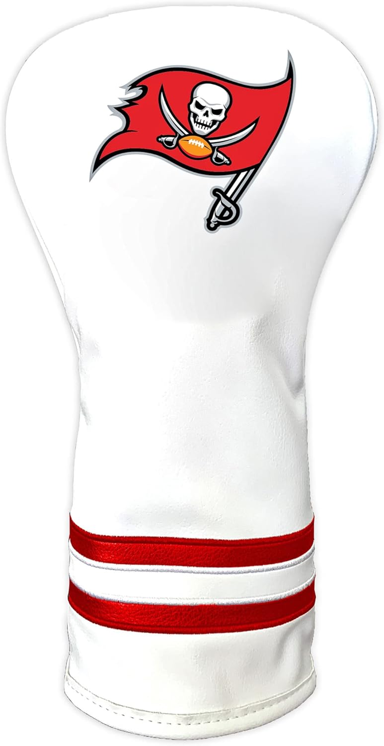 Team Golf NFL Adult-Unisex White Vintage Driver Head Cover