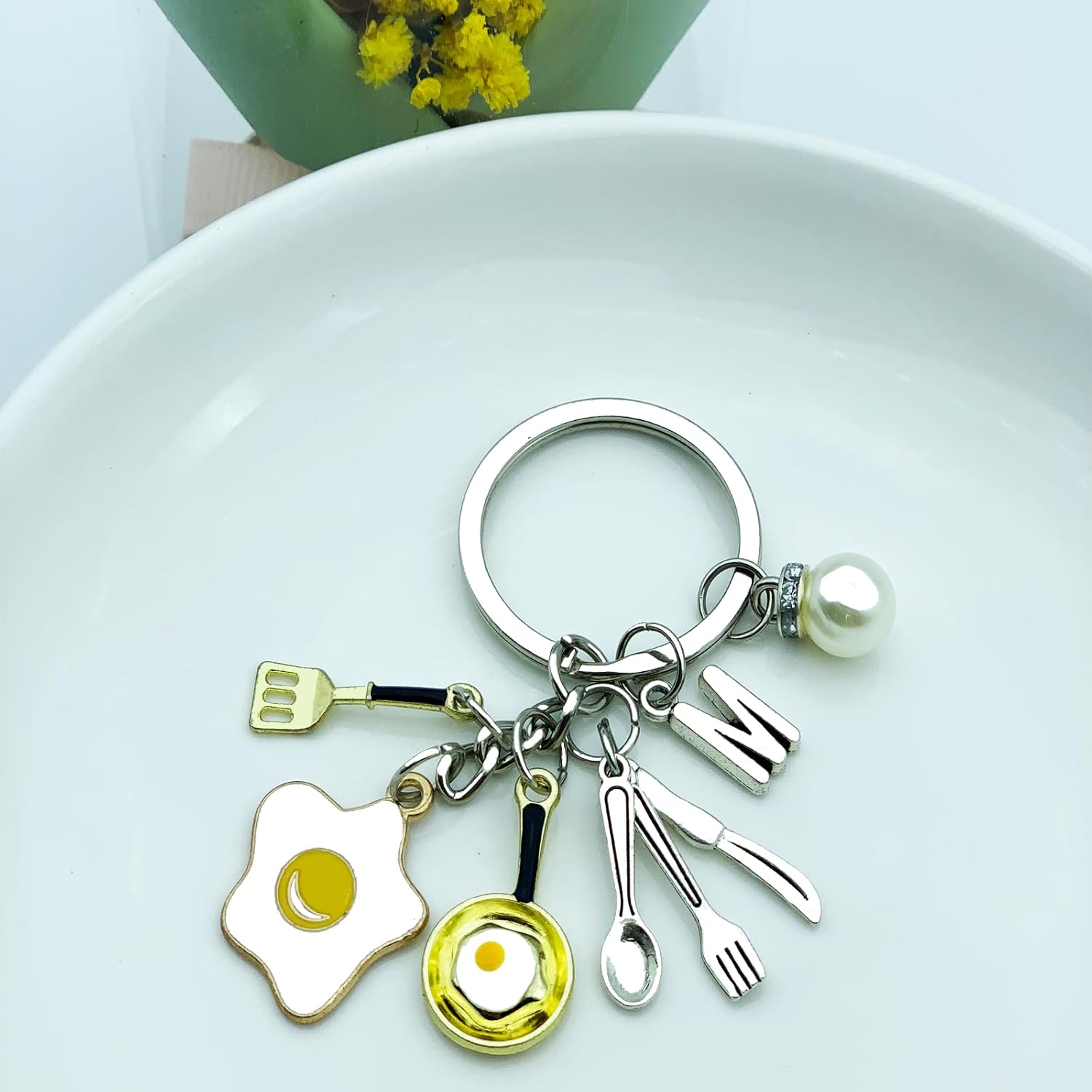 Chef-Themed Keychain - Silver - Chef Tools - Unisex Adult, Womens - Cooking Lovers - Culinary School Graduation Gift image 5