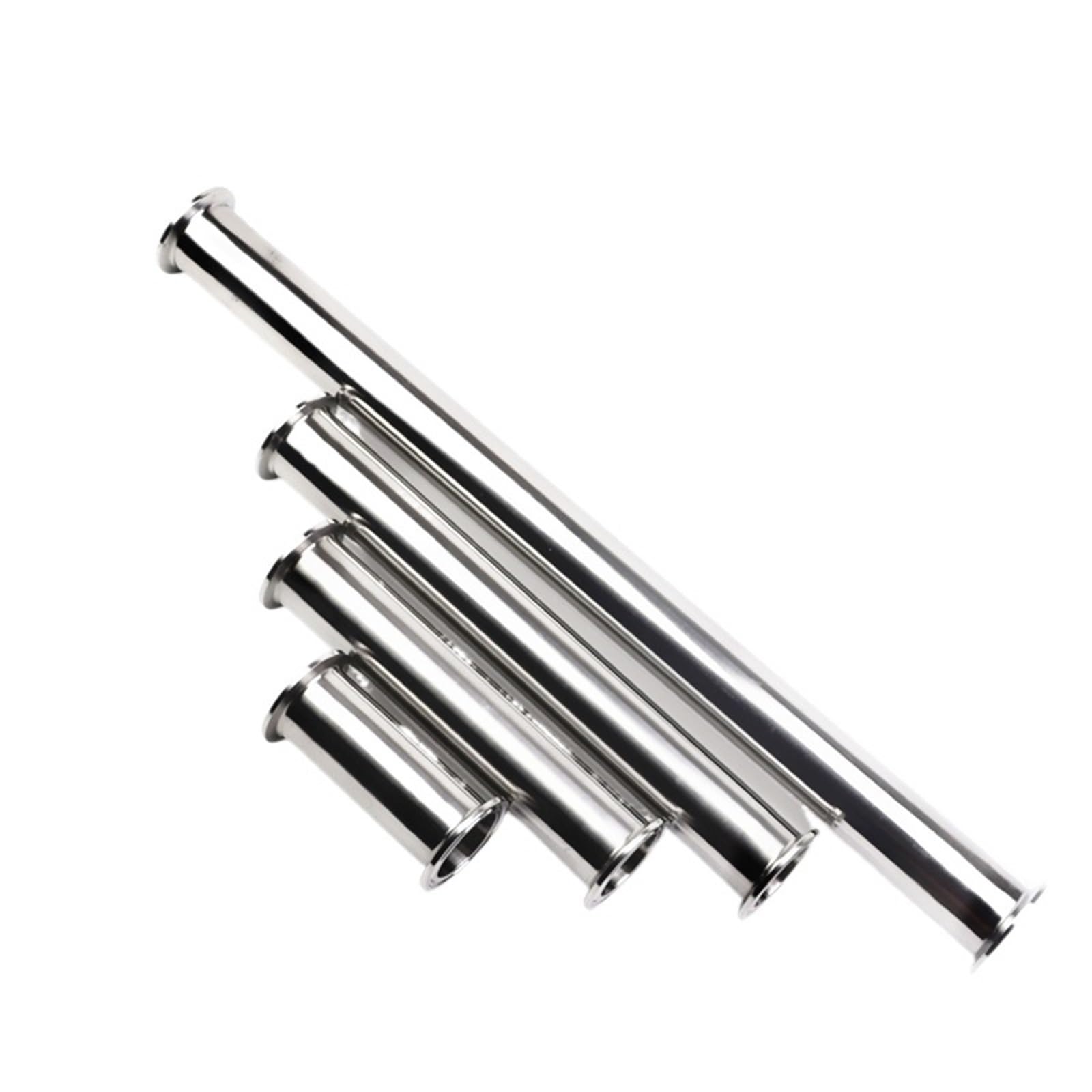 3/4” 1” 1-1/2” 2” 2-1/2” 3” ?19-76mm?Sanitary Tri Clamp Type Spool Tube With Ferrule Clamp SS304 100mm 200mm 500mm Length Tube(Length 500mm,19mm x Ferrule 50.5)
