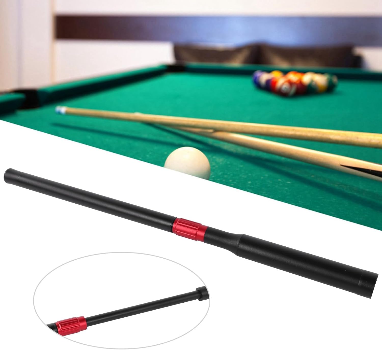 Aluminum Billiards Pool Cues Extension Rod Telescopic Stretch Snooker Accessories