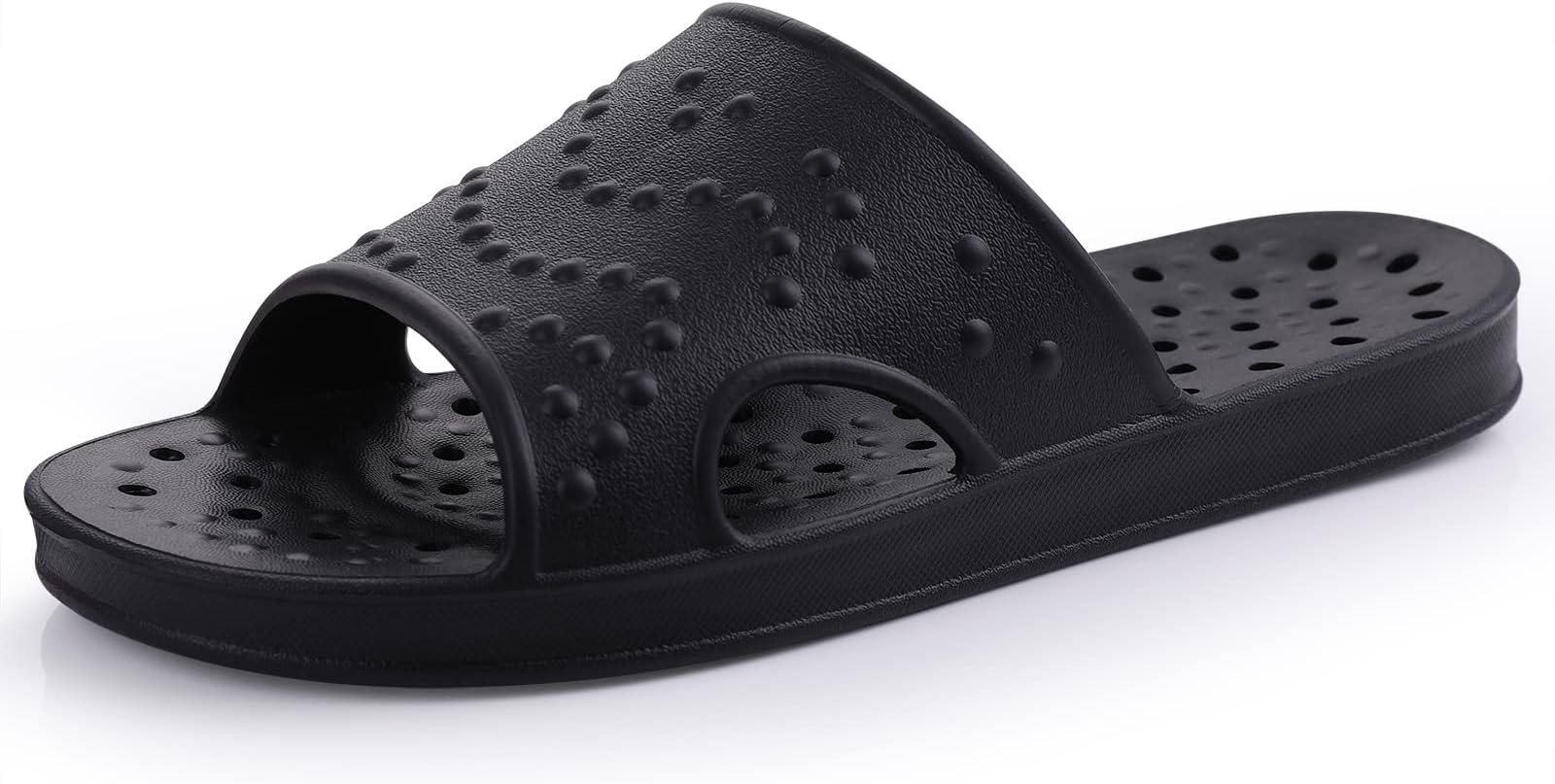 shevalues Shower Shoes for Women Men with Arch Support Quick Drying Pool Slides Lightweight Beach Sandals with Drain Holes