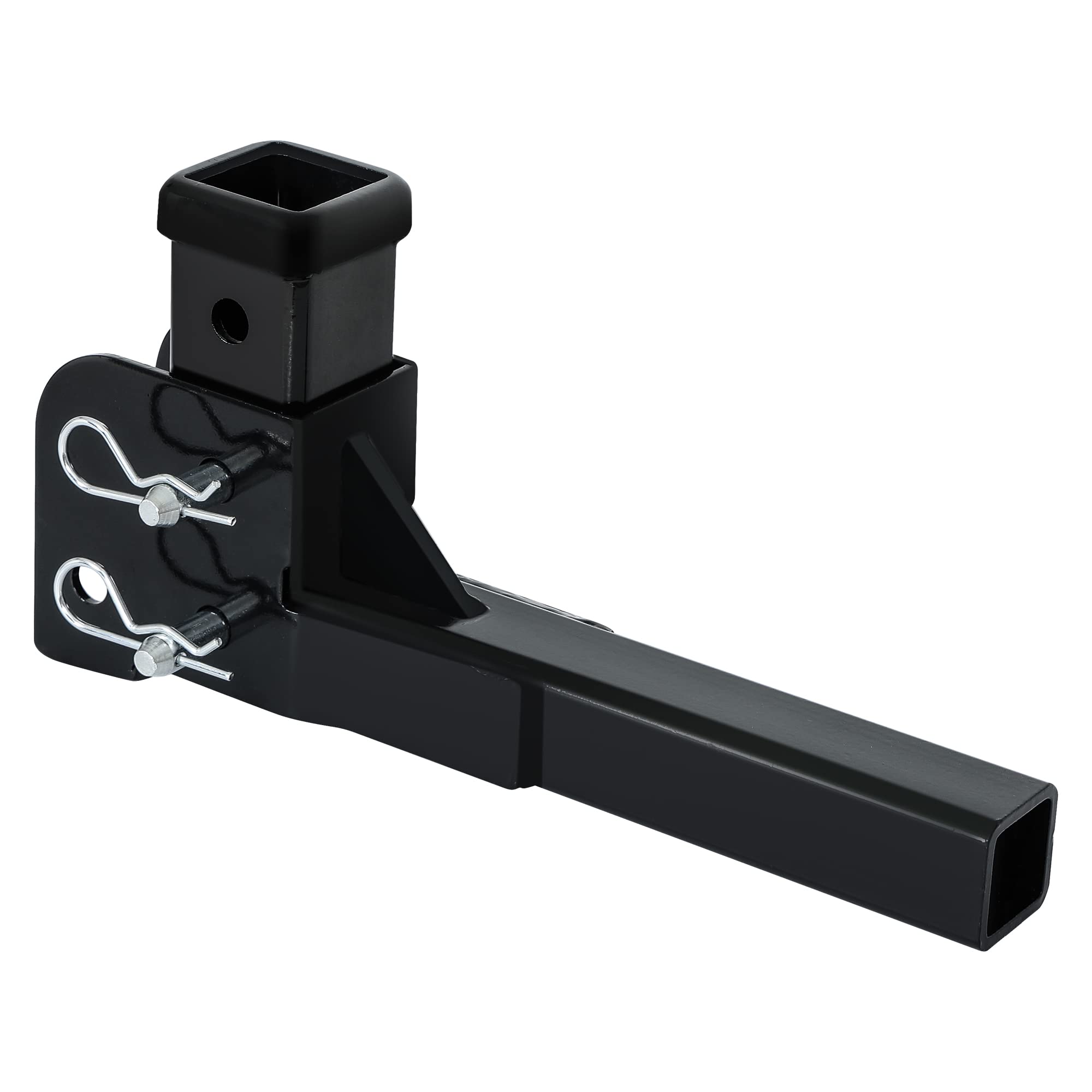 Trailer Hitch Folding 2" Trailer Hitch Shank Mount Cargo Wheelchair Carrier Adapter 500LB 2 inch