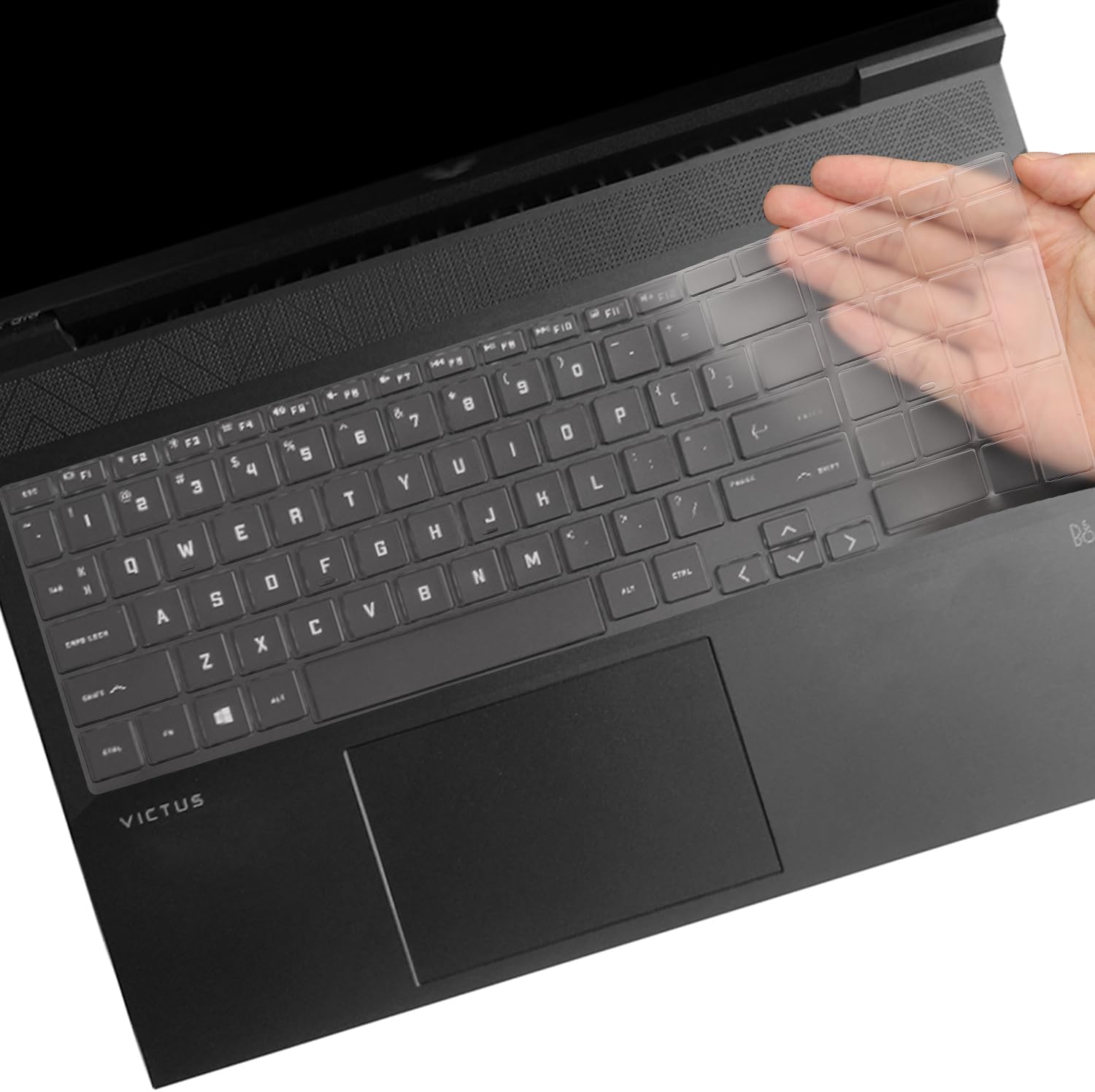 Keyboard Cover for HP Victus 15.6 inch 15-fb0028nr 15-fa0025nr fa1093dx fa1010nr 15t-fa100 15z-fb100, HP Victus 16.1 inch 16-s0097nr 16-d1010nr d0030nr 16-e1163nr e0010nr 16-r0097nr - TPU Clear-image-27