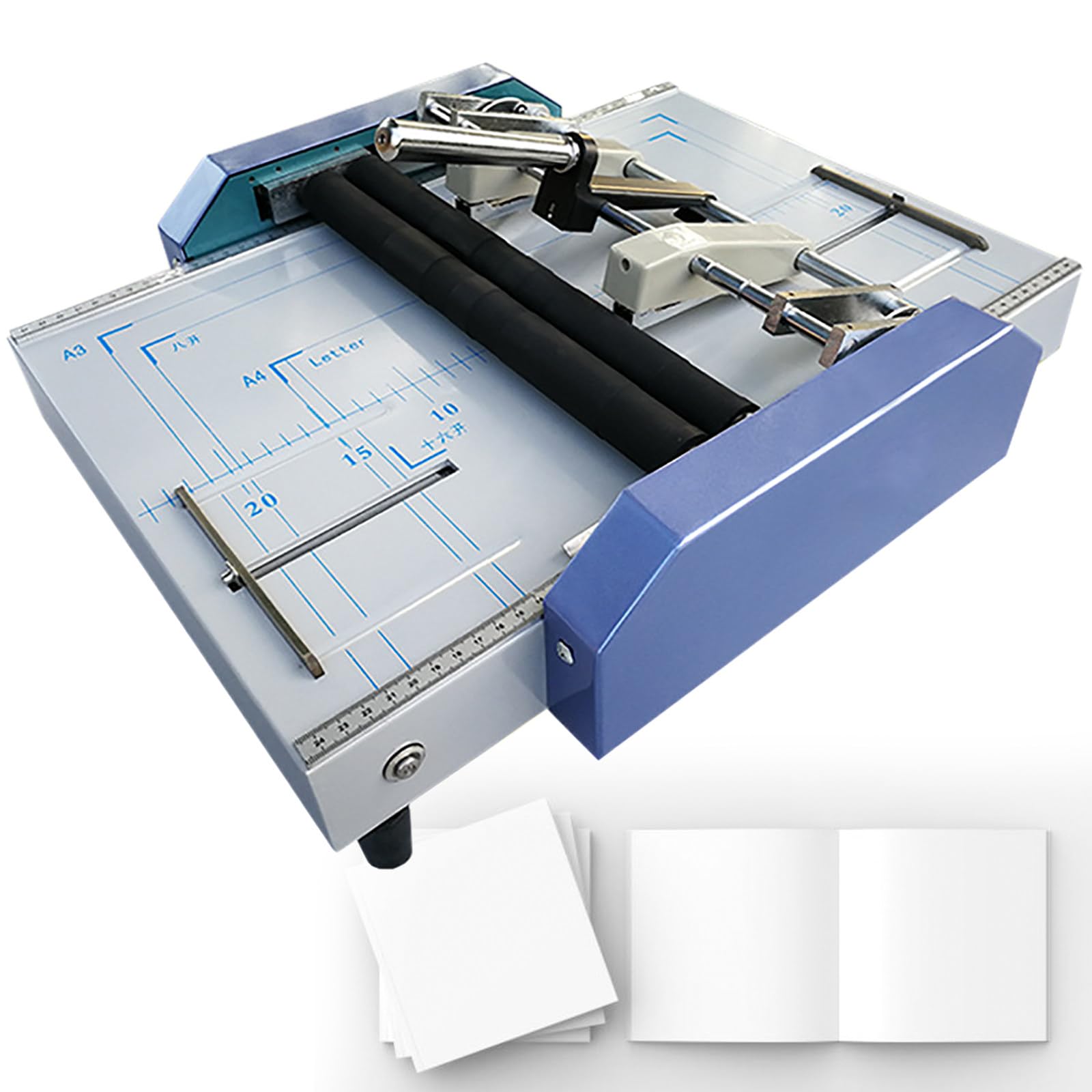 Creatore automatico di libretti per piegare e rilegare la carta, perfetto per fabbriche di stampa e scuole