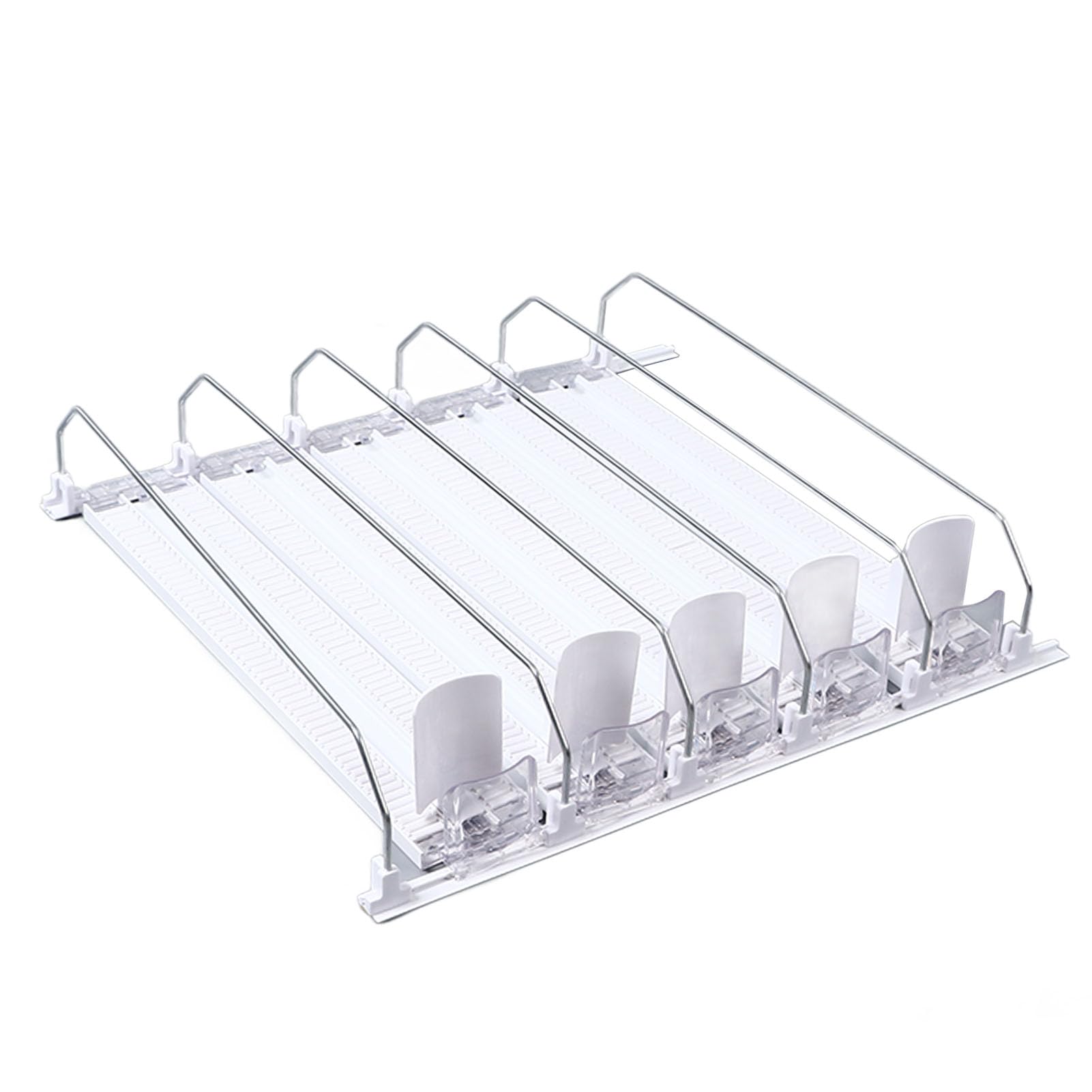Dispensador de Bebidas Ajustable para Nevera, Organizador de Latas de Refresco Autoempujante para Latas (5PCS)