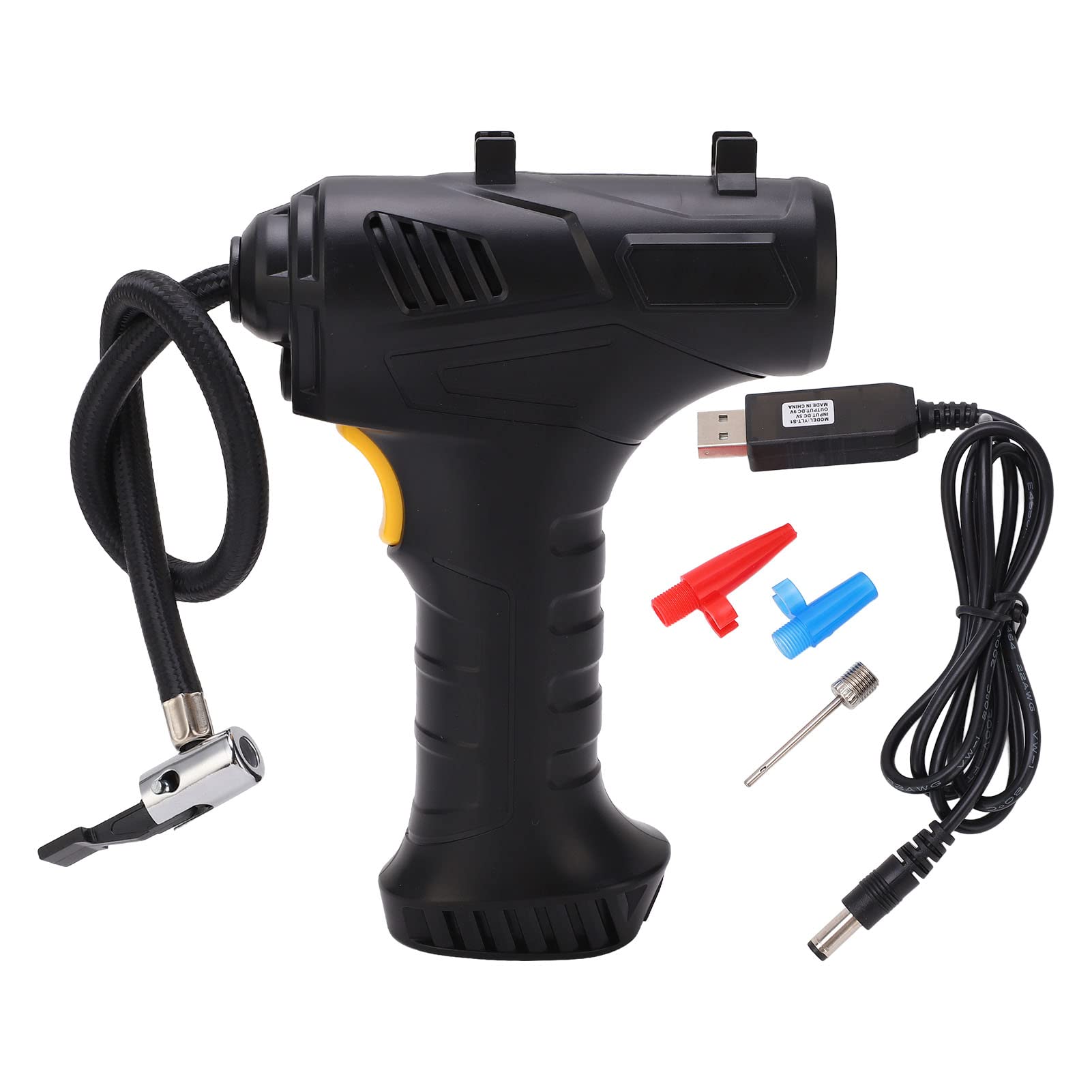 Cryfokt Gonfiatore per Pneumatici Senza Fili 120W, Stop Automatico, Display