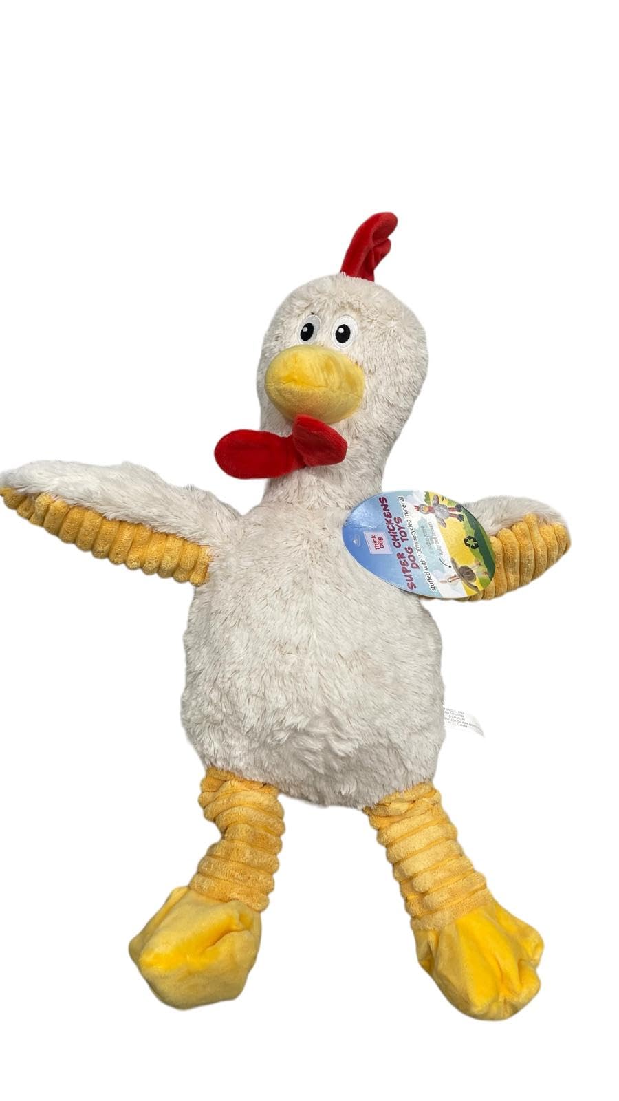 Pirate Chickens Dog Toy - Interactive Tug & Fetch Toy With Ropes & Spiky Ball, Made From Recycled Materials