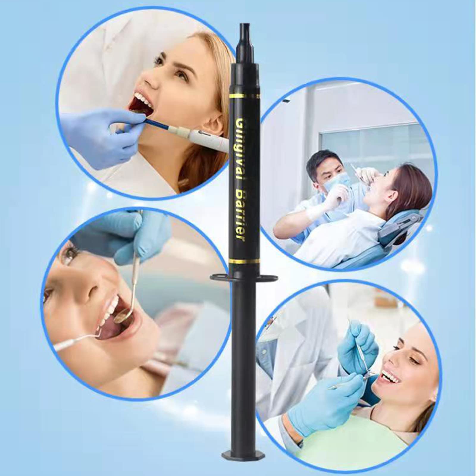 Luckin Smile 10PCS 3ML Zahnfleischschutz-Gel, Zahnfleischschutz-Gel für Zahnaufhellung, geeignet für Zahnarztpraxis, Zahnarzt und Hausgebrauch