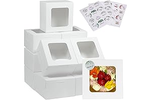 Vane Delx White Bakery Boxes for Treats