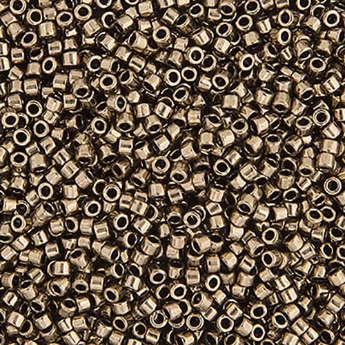 Miyuki Delica 11/0 Bronze Metallic 50gms Bag of Japanese Glass Beads