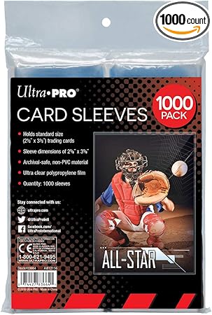 Ultra Pro Clear Card Sleeves