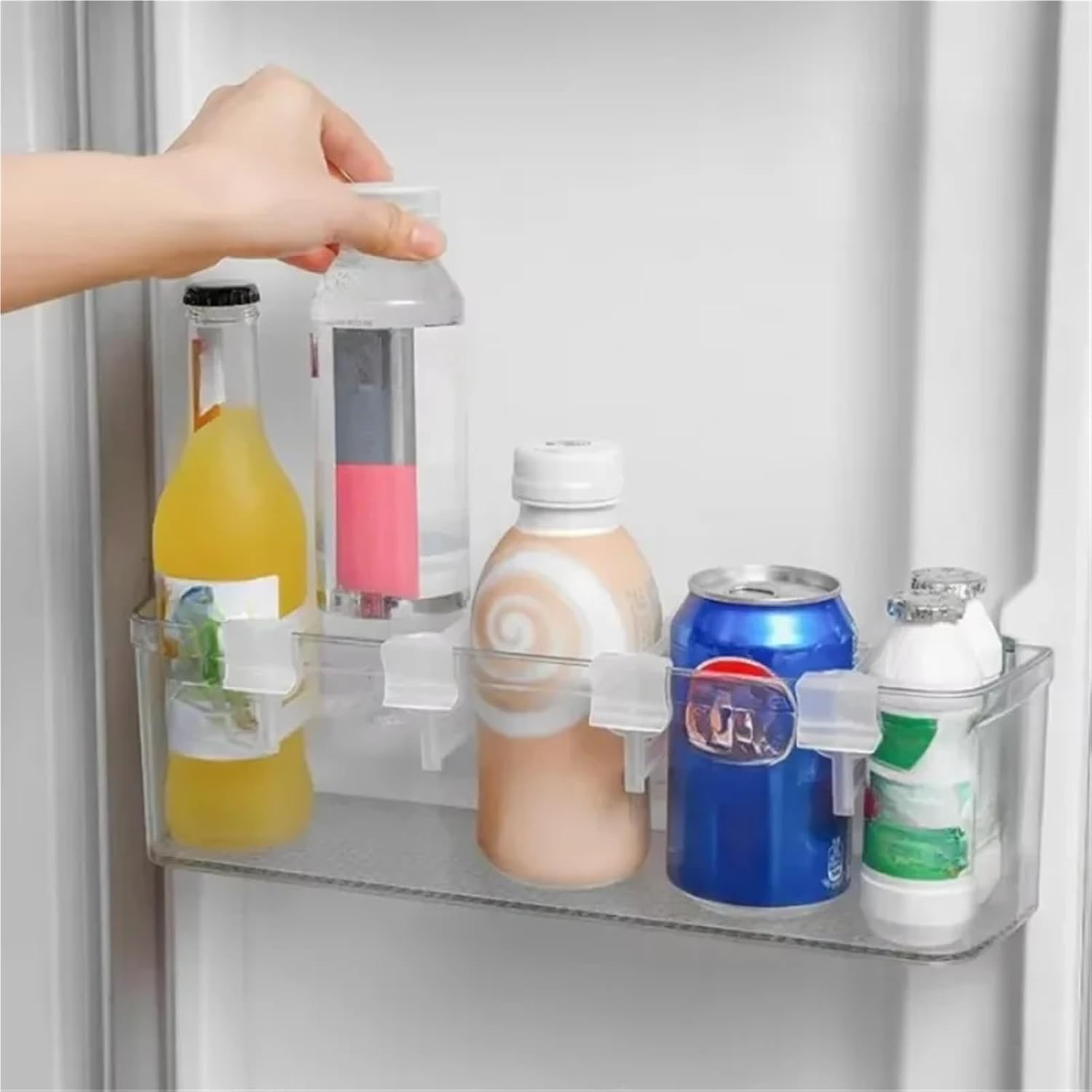 Freezer Shelf Clips 40pcs Adjustable Snap-on Refrigerator Compartment Clip