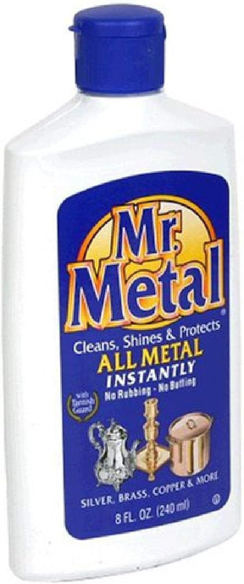 Mr. Metal Liquid Polish, 8 Ounce Bottle (Pack of 6)