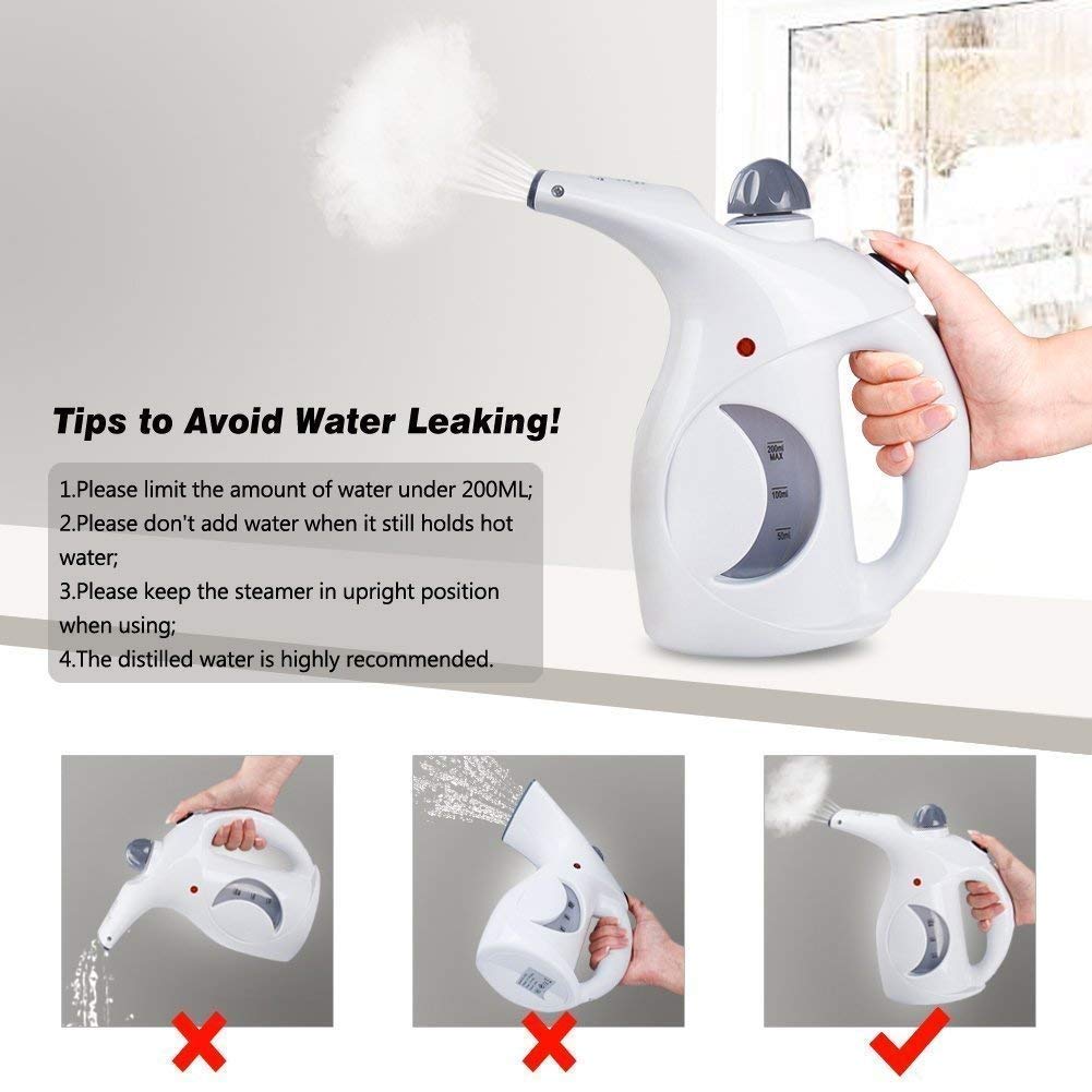 Denique Handheld Facial and Garment Steamer, Multicolour 2