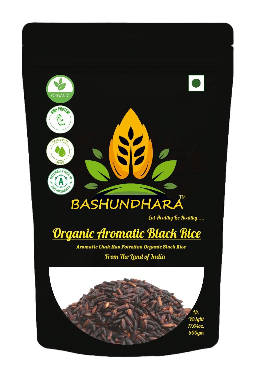 Bashundhara Organic Aromatic Black Rice | All Natural, Hearty Grain with Rich Flavor | Perfect for Rice Dishes & Recipes 500 gm. (B0CKR1Z847) Amazon Price History, Amazon Price Tracker