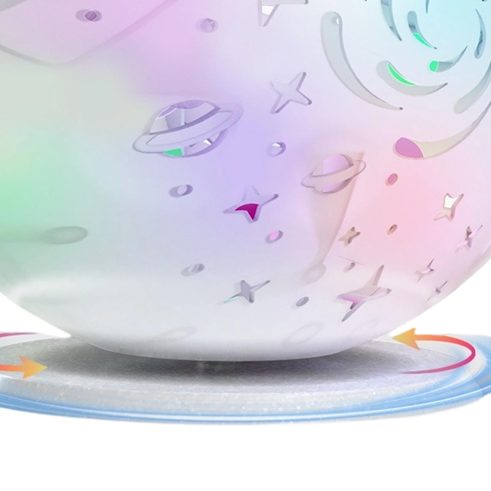 Macchina per Bolle Ricaricabile, rotazione automatica a 360° con e giochi | 10 fori per bolle di sapone Per bambini e bambine, attività esterne, feste, matrimoni, compleanni