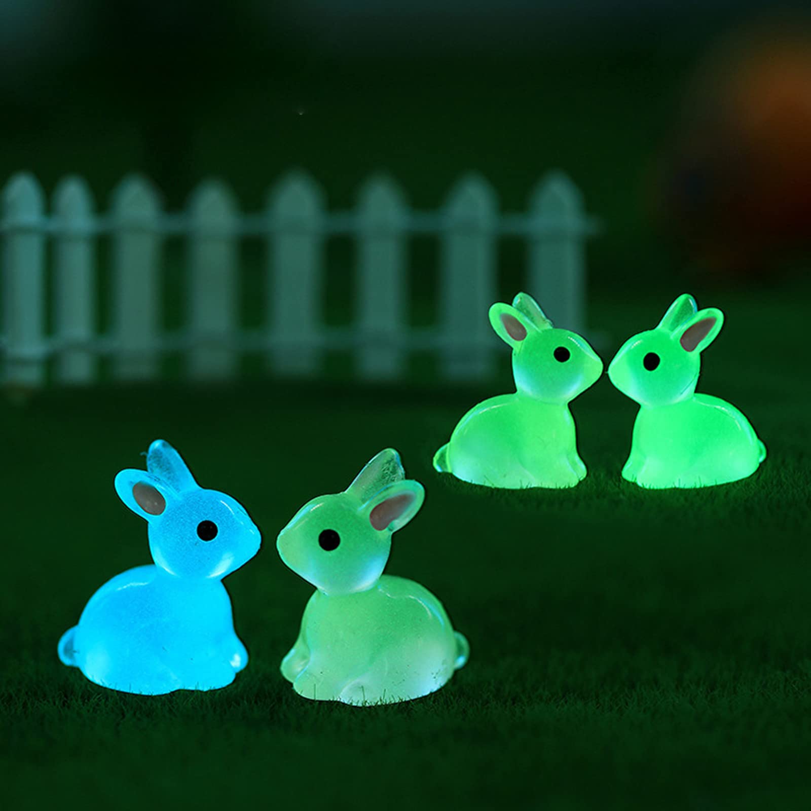 40 Mini-Hasen Aus Harz – 8 Verschiedene Stile, Je 1,5–2,7cm, Perfekt Für Deko, Feengärten & DIY-Projekte