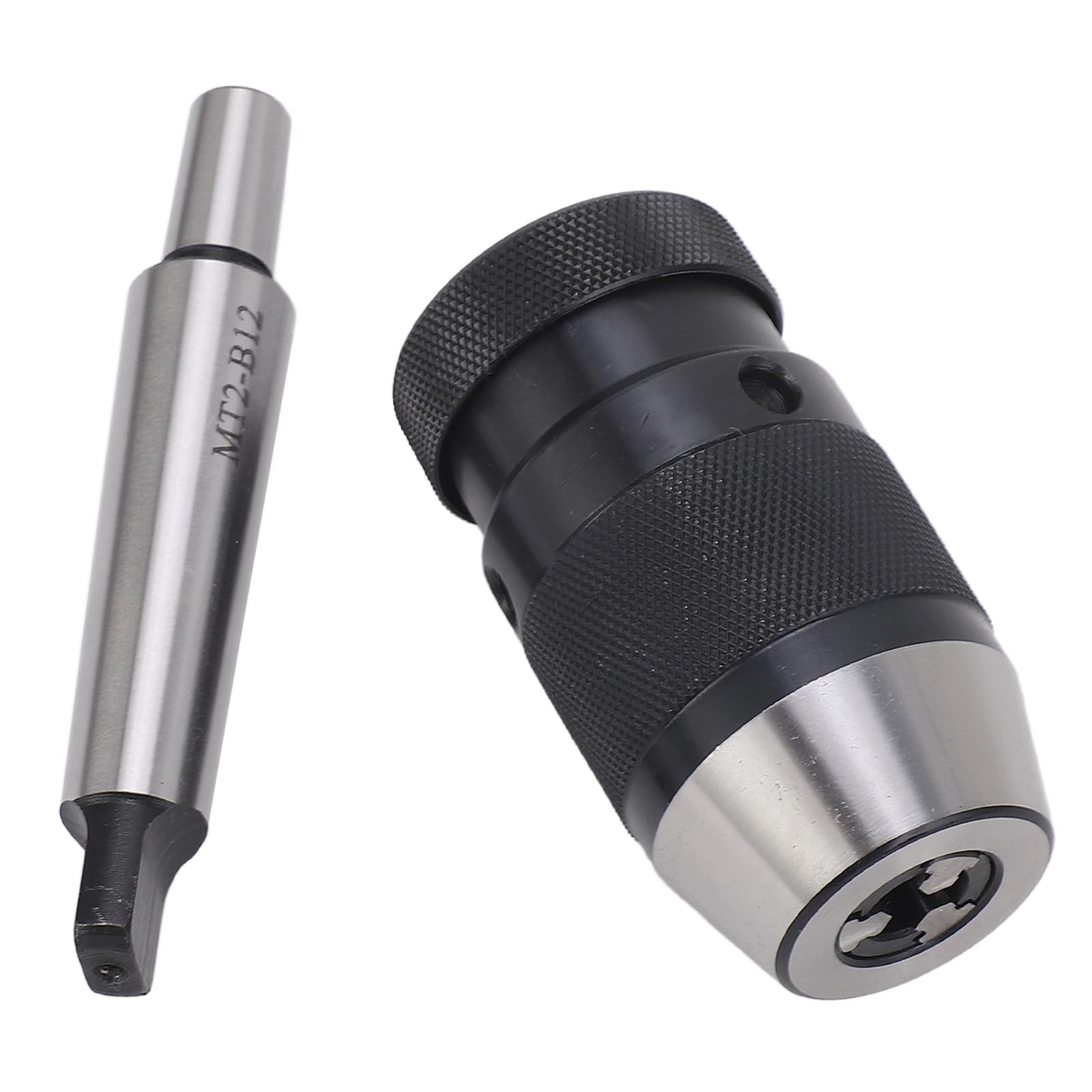 Mandrino per trapano 1-10mm B12 Mandrino autoserrante senza chiave con attacco da MT2 a B12 per trapani