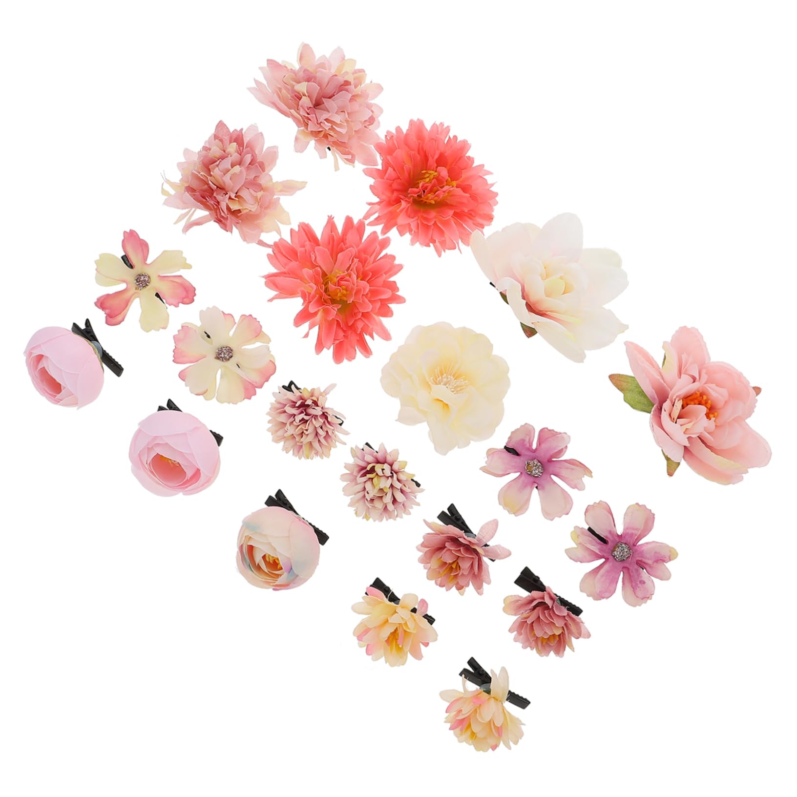 VICASKY 63 Pezzi Forcina Di Fiori Fermagli Per Le Donne Accessori Floreali Per Fermagli a Fiore Per Per Per Bambini Per Da Ragazza Ferro