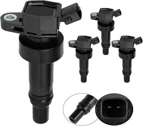 Miniatura 8 de SCITOO Paquete de bobinas de encendido para Kia Forte5 1.6L 2014-2016 para Kia Forte Koup 1.6L 2014-2016 para Hyundai Veloster 1.6L 2013-2015 UF-707