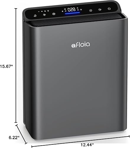 Miniatura 6 de Afloia Purificadores de aire para dormitorio, purificadores de aire para el hogar, habitación grande de hasta 1280 pies cuadrados, filtro HEPA