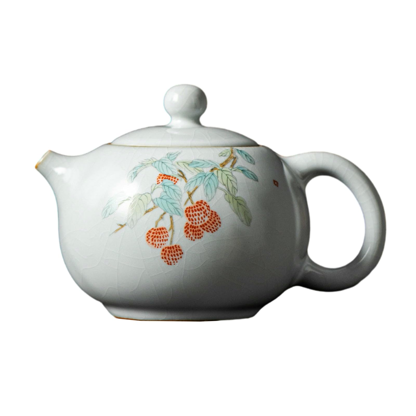 230 ml/8 uncji, ceramiczny czajniczek Xishi w stylu chińskim, Yuebai, retro domowy zestaw do herbaty Kung Fu z glazurą z kruszonym lodem - Da Ji Da Li