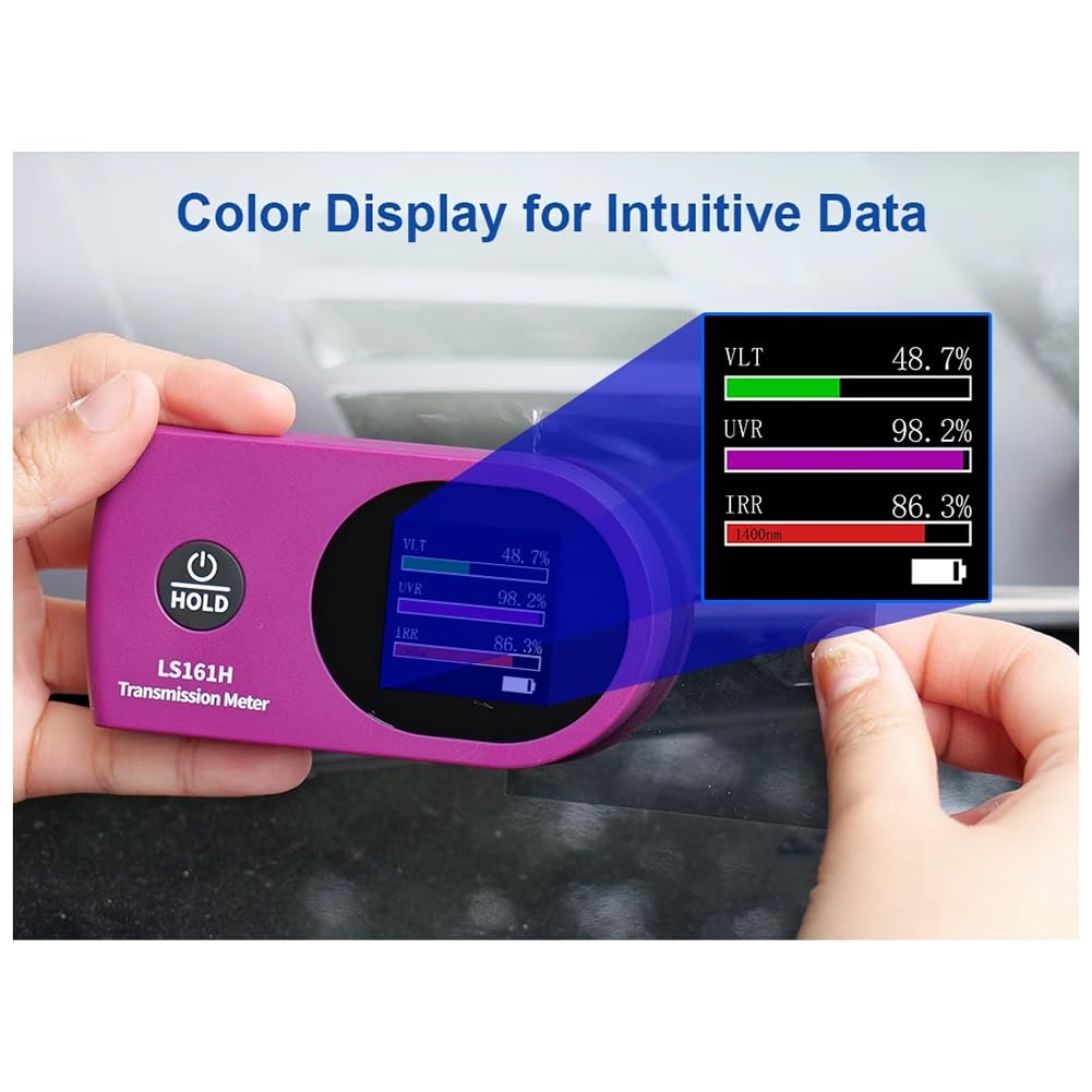 Misuratore di Finestre UV UV IR VLT Film Solar Film Tser Tester Film Film Meter LS161 (940nm)