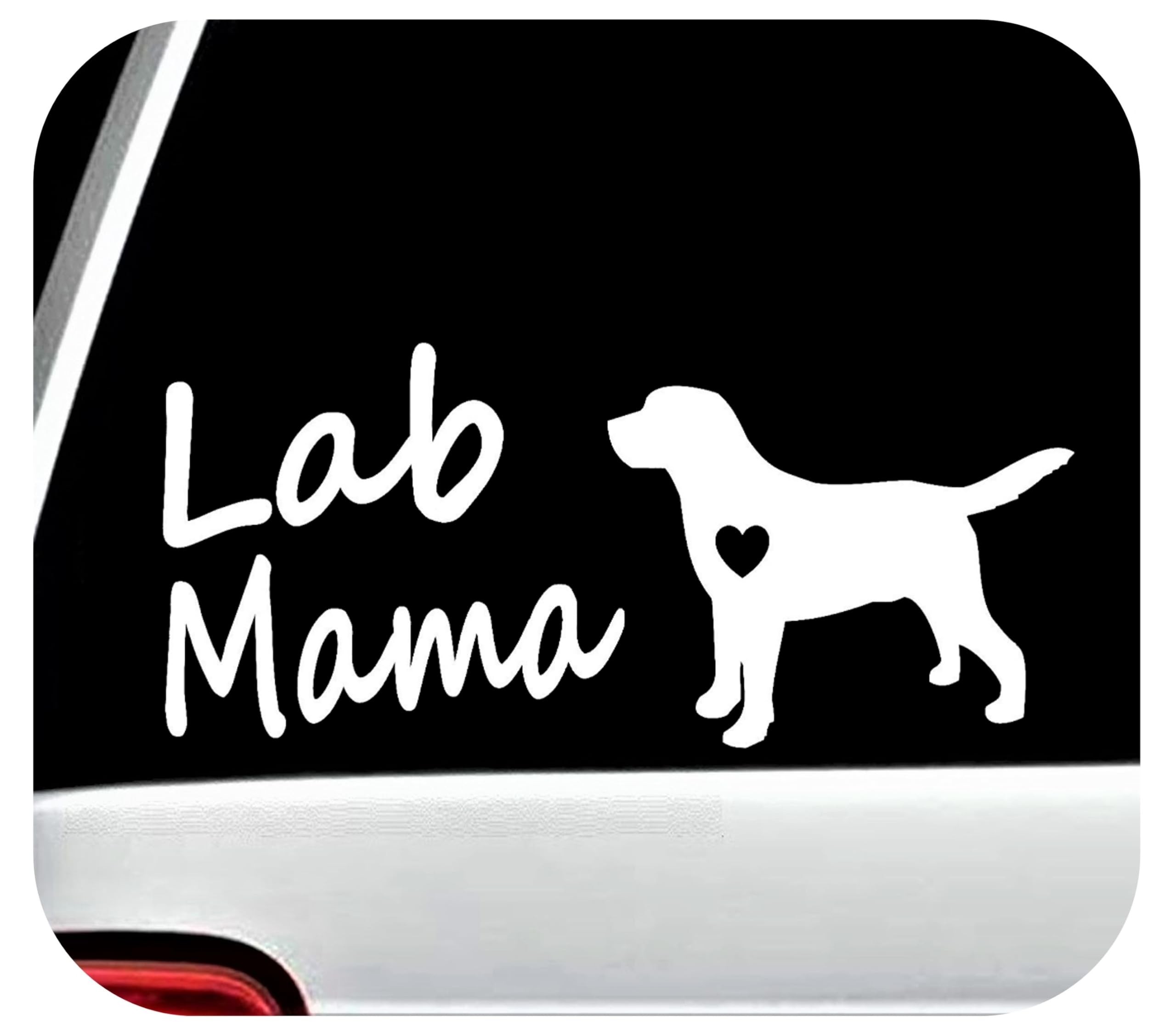 Lab Mama Labrador Dog Breed Decal Sticker M1128