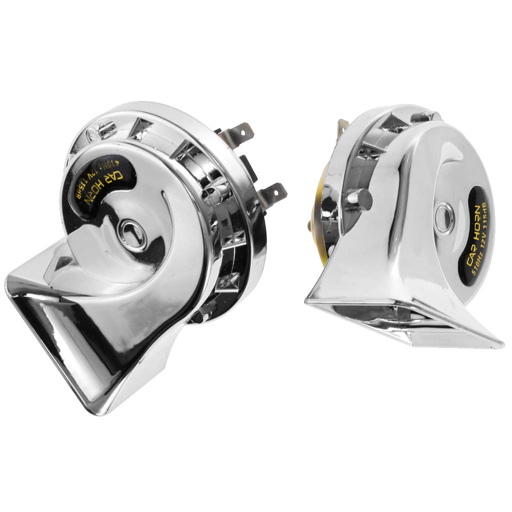 Motorrad Hupe 2pcs Air Snail Horn Set 12V 4A Dual Tone Auto Boot LKW Sirene Twin Snail Hupe