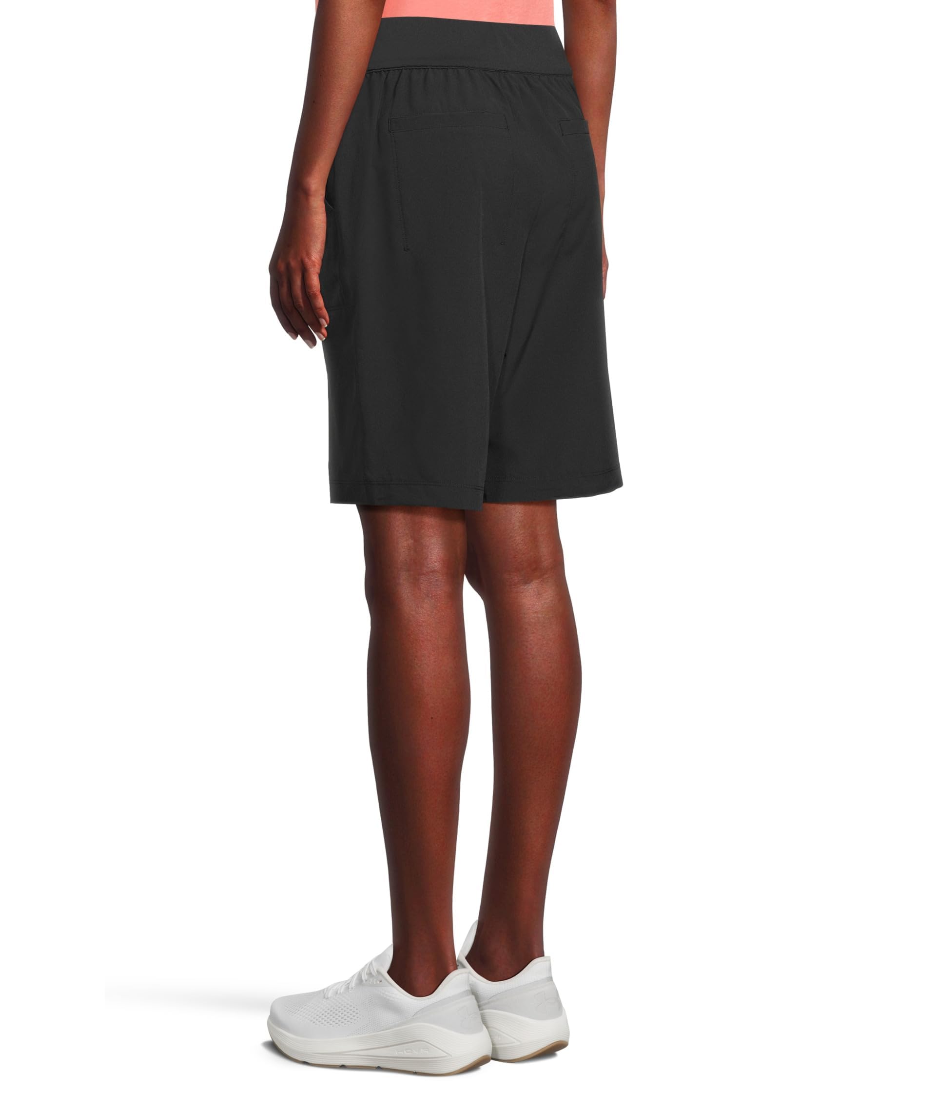 Skechers Go Walk Skechweave Bermuda Short, Noir épais, XS Femme