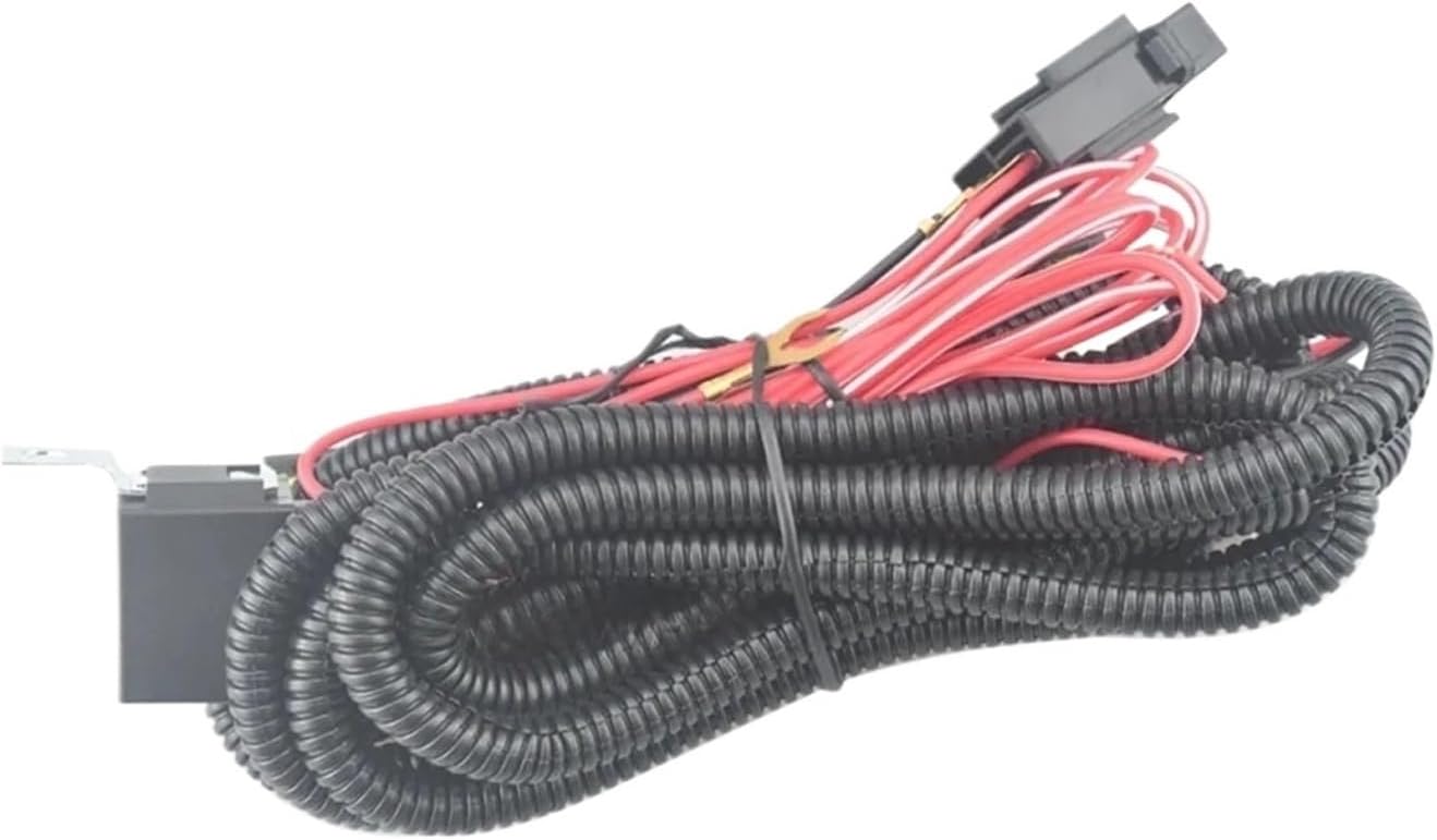 Compatible With VW New Polo Golf Jetta MK5 MK6 Skoda Octavia Fog Light Lamp Wires Harness Cable With Fuse Car Accessories 12V