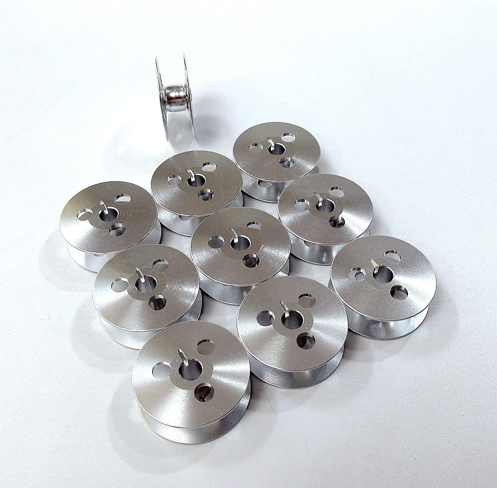 10 Pcs 32mm Aluminium Bobbins #0867 150140 for Durkopp Adler 1767,867,767,868