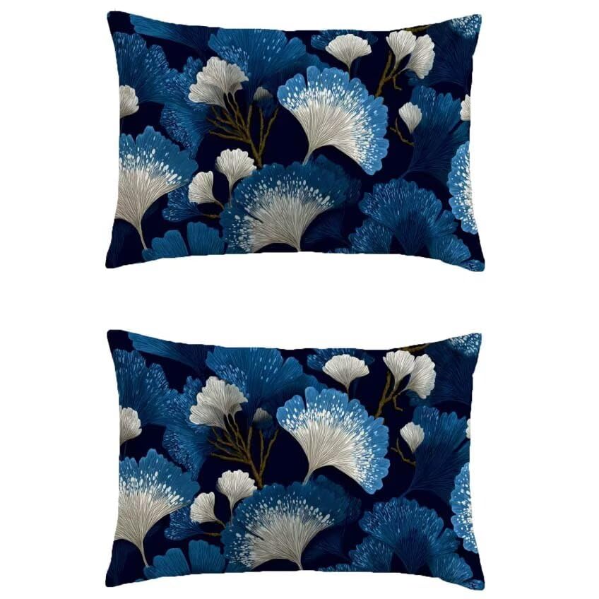 Housse de coussin 60x90cm imperméable rectapillow case décoration salon canapé lilas