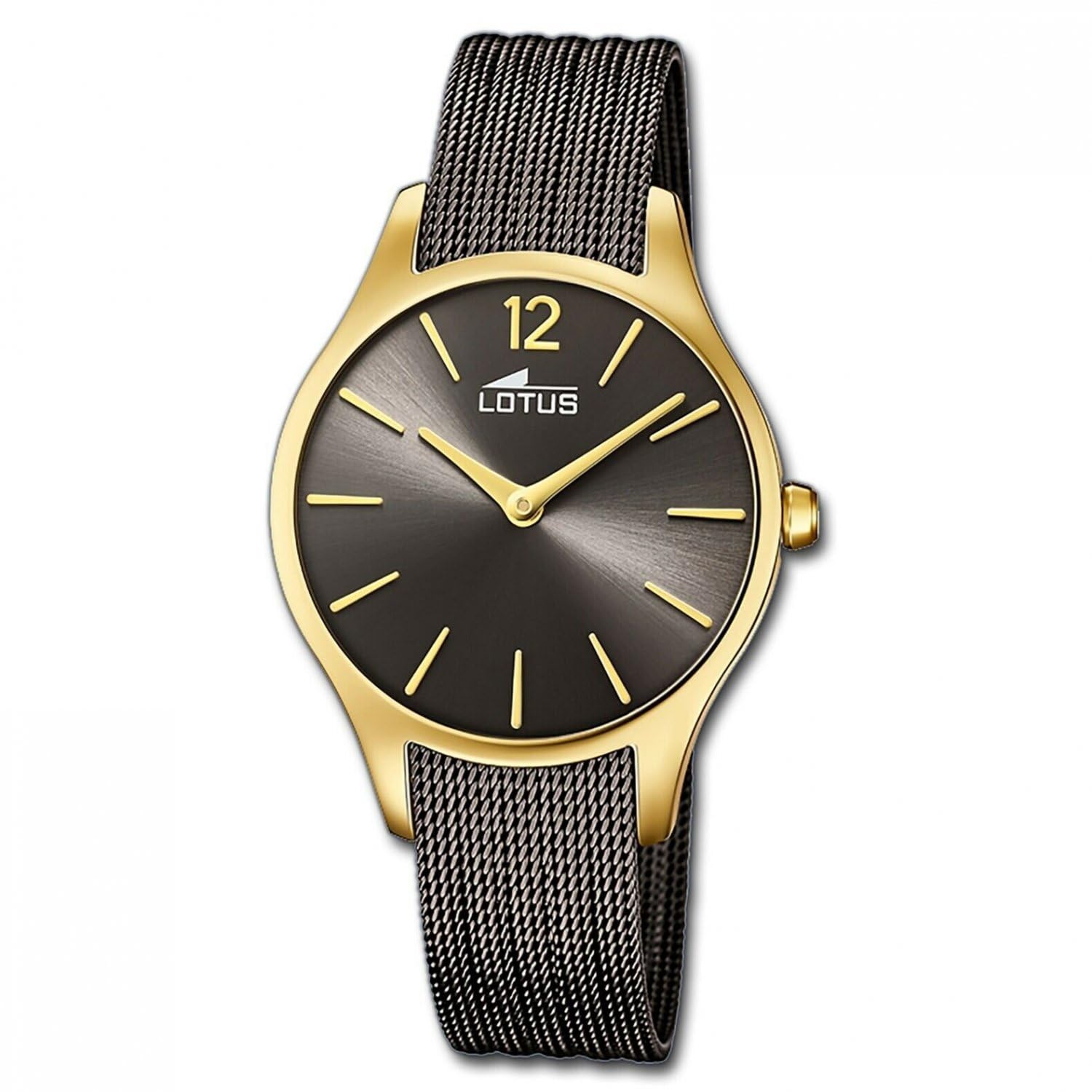 LOTUS Reloj Mujer Analógico de Acero Inoxidable 316l Negro