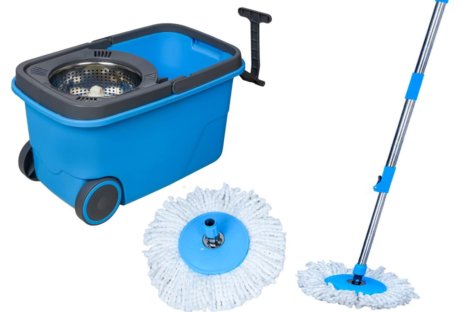 See full amazon price history chart for THEODORE Spin Mop With Big Wheels And Stainless Steel Wringer, Bucket Floor Cleaning And Mopping System, 2 Microfiber Refills Bucket Mop Size 46 X 27 X 23 Cm (Square-Blue) THEODORE Spin Mop With Big Wheels And Stainless Steel Wringer, Bucket Floor Cleaning And Mopping System, 2 Microfiber Refills Bucket Mop Size 46 X 27 X 23 Cm (Square-Blue) (B0CY2XCZPP) Amazon Price History, Amazon Price Tracker