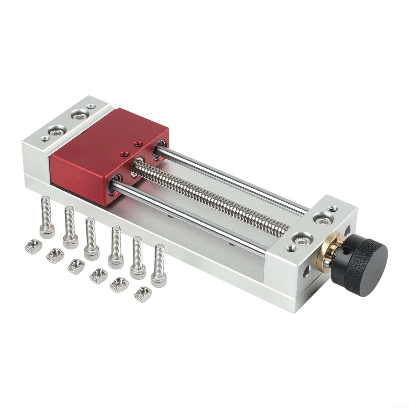 Tornillo de banco LTY-59100 para máquina de grabado de perforación CNC, mesa de soldadura pequeña de aleación de aluminio con ranura para fijación de PCB y trabajo hecho a mano