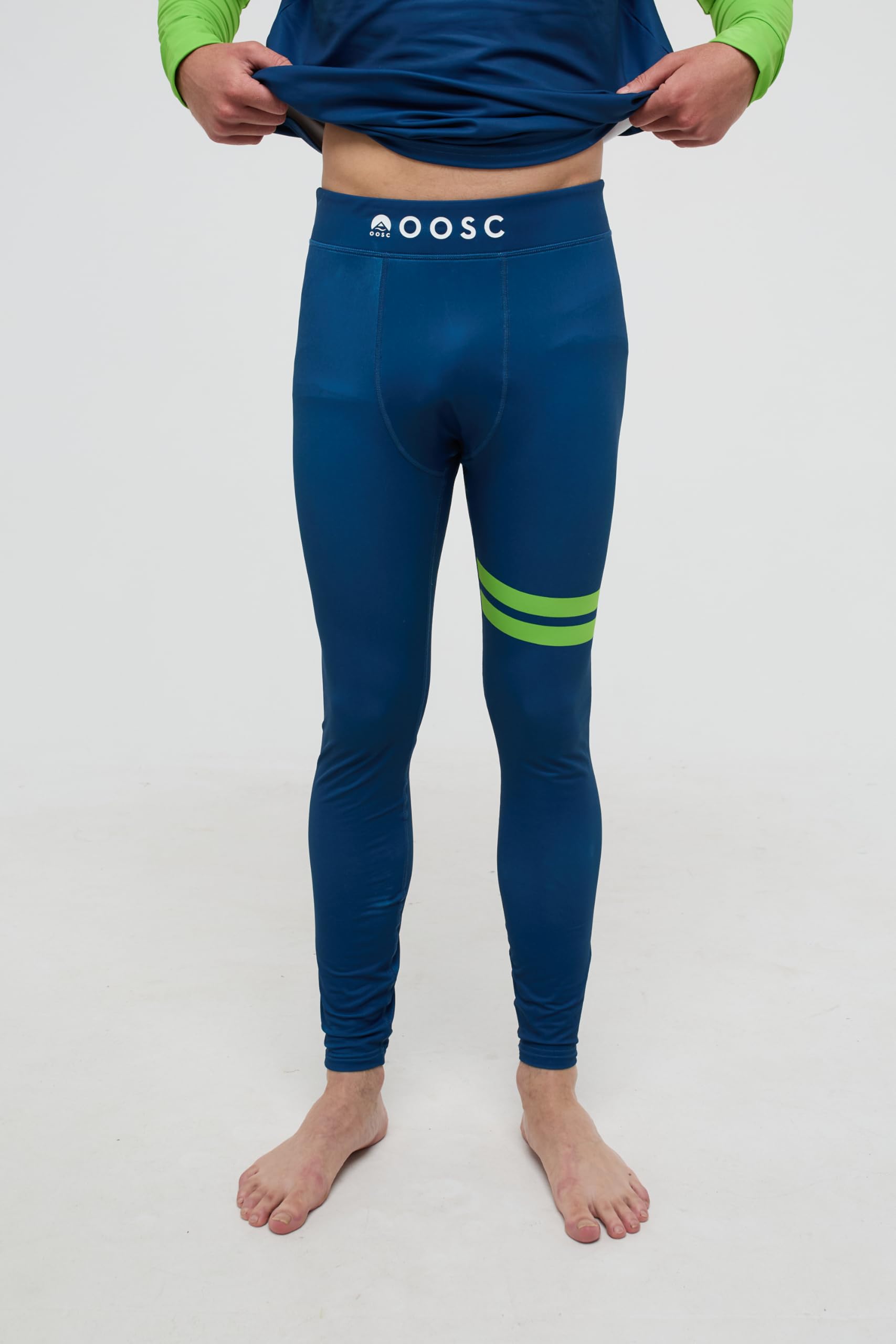 OOSC Mens Seattle Seahawks - X NFL Baselayer Pants, Green, XS EU
