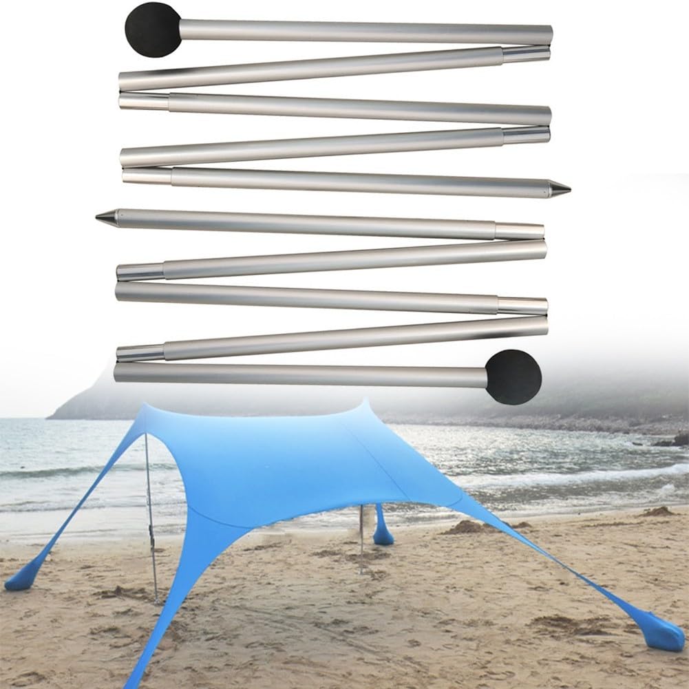 Zelt Stange, Zeltstangen, Zeltstangen Aus Aluminiumlegierung, Schaumstoffkugelspitze, 1,8 M/2 M Langes Ersatzzubehör Für Camping/2M
