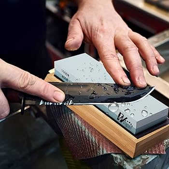 茶箪笥 Amazon.com: Wucgea Knife Sharpening Stone Kit - 400/1000