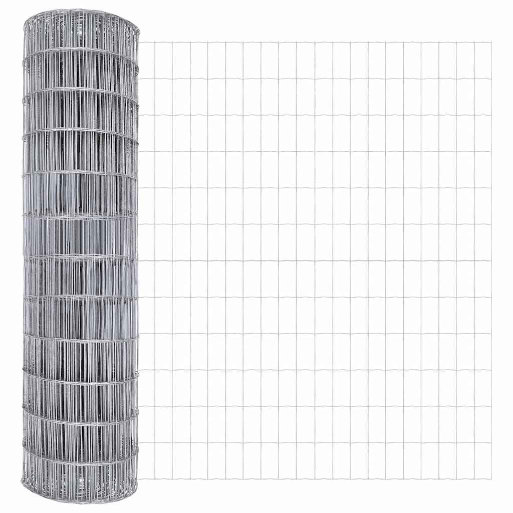Euro Fence 1.5 x 10 m PVC Coated Iron Garden Panel Modern Outdoor Privacy Fence Stain Resistant Water Resistant for Terrace Yard Partitioning Easy Assembly