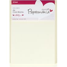 docrafts A6 Papermania Cards and Envelopes, Cream