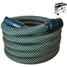 Dust Extractor Hose D27/32 x 5M16.4 Ft Compatible with Festool Vacuum, Compatible with Festool CT 26/36/48, CT 15/25, CT MINI and CT MIDI, Heavy-Duty Hose with Reinforced Woven Sleeve