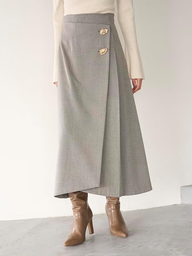 スナイデル ラップタックスカート グレー 61MephZIPaL._AC_SY879_.jpg